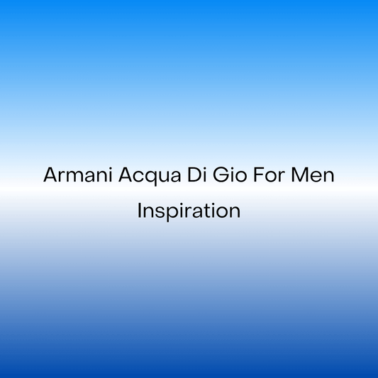 Armani Acqua Di Gio For Men Inspiration - SA Fragrance Oils