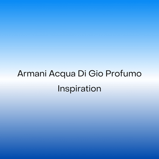 Armani Acqua Di Gio Profumo Inspiration - SA Fragrance Oils